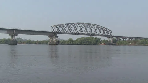 River india Stock Footage 23834861