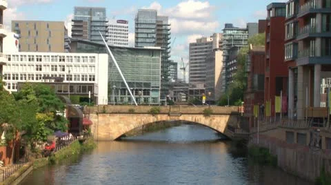 River Irwell Video stock 8950768