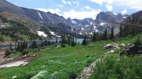 River at Isabelle Glacier Stock-Footage 66885015