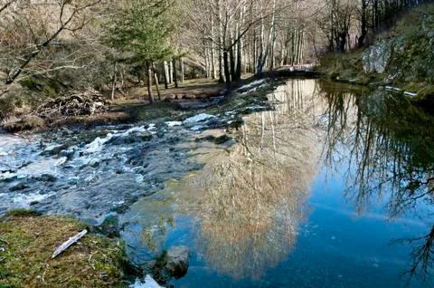 The River Jarama Stock Photos