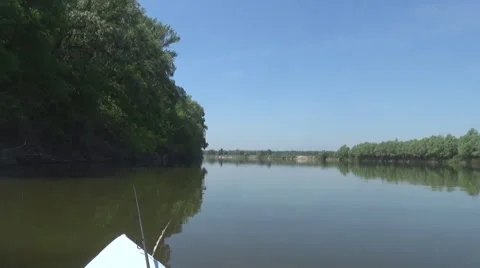 River, kayaking, egret 스톡 동영상 50385290