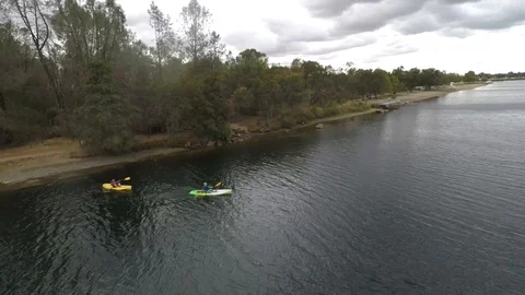 River Kayaking Stock Footage 87158305