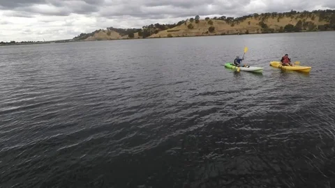 River Kayaking Stock Footage 87158321