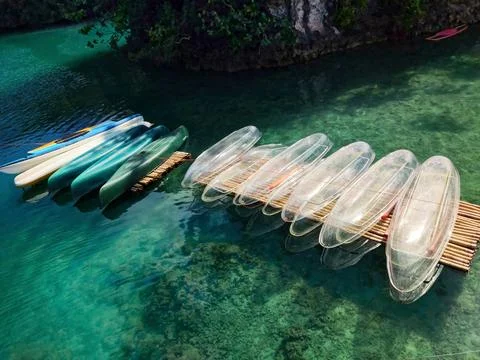 River Kayaks Stock Photos