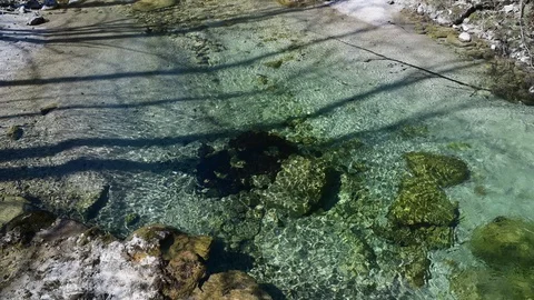 River Krumme Steyrling in Valley Bodinggraben Stock Footage 127631223