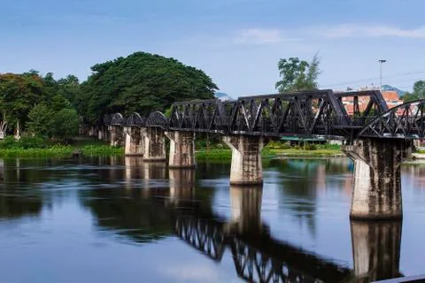 River kwai bridge Stock Photos