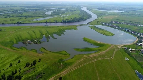 River lake Bush locality Stock Footage 139933306