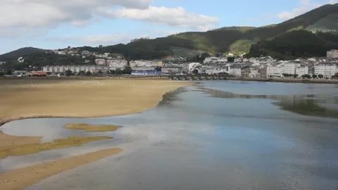 River Landro in Viveiro, Spain Stock Footage 249361118
