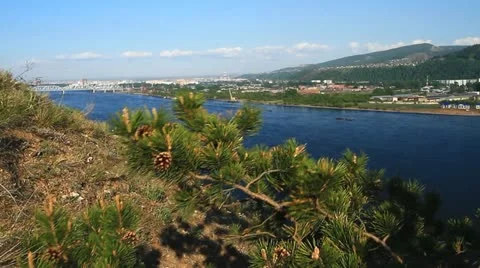 River landscape. 009 Stock Footage 11501206