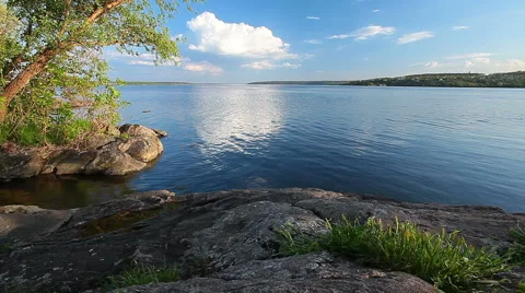 River landscape 库存影片 5164709