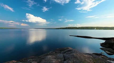 River landscape Stock Footage 13253879