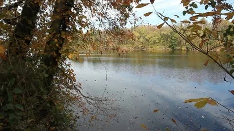 River landscape Stock Footage 22174961