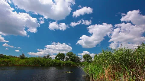 River landscape Stock Footage 26204283