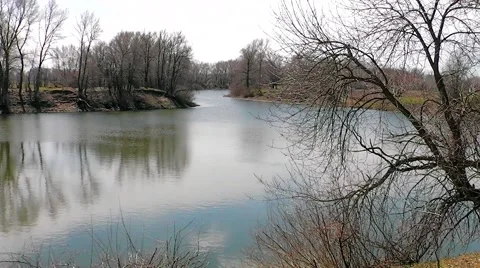 River landscape. Video stock 50063043