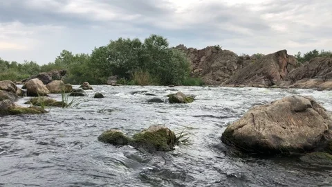 River landscape Stock Footage 119583301