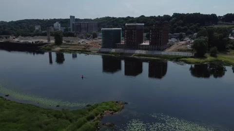 River landscape Stock Footage 244727487