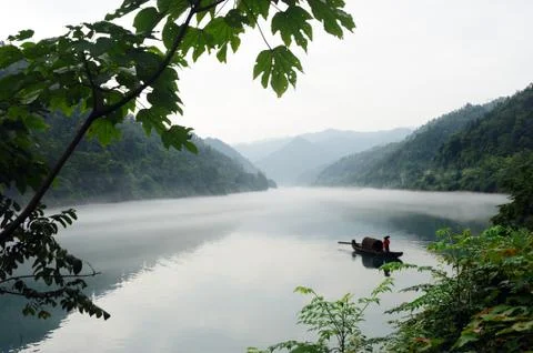 River landscape Stock Photos