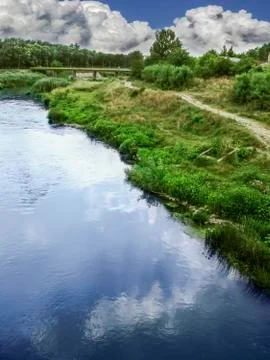 River landscape Stock Photos