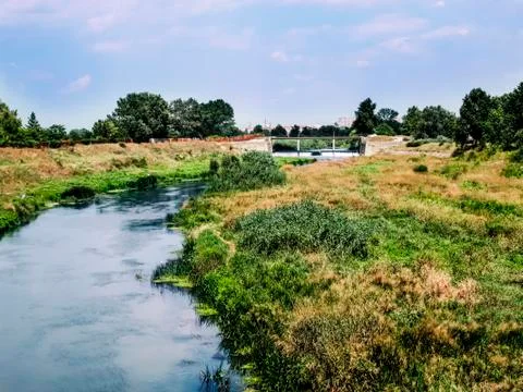 River landscape Stock Photos