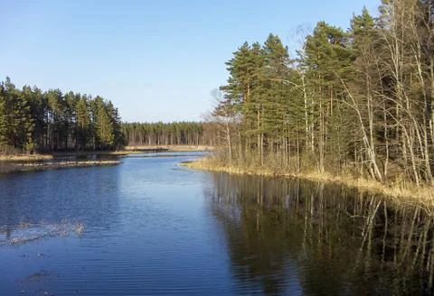 River landscape Stock Photos