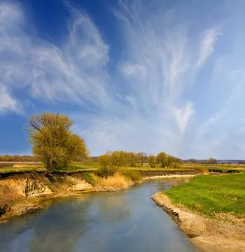 River landscape Stock-Fotos