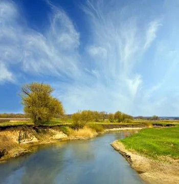 River landscape Stock Photos
