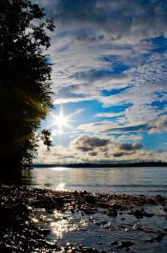 River landscape Stock Photos