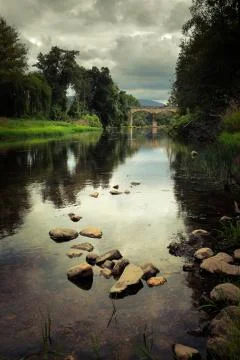 River Landscape Stock Photos