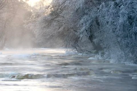 River landscape Foto stock