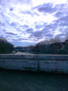 River landscape Foto stock