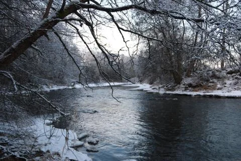River landscape. Stock Photos
