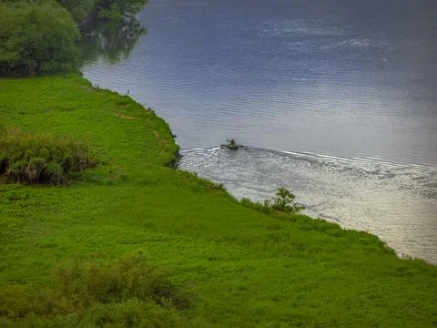 River landscape Foto stock