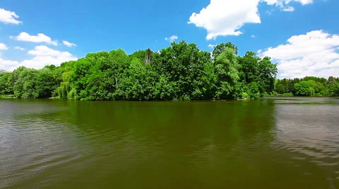 River landscape. timelapse. Stock Footage 56946434
