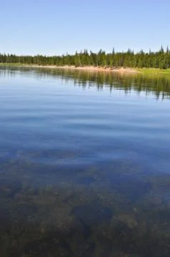 River landscape in the Urals. Stock Photos