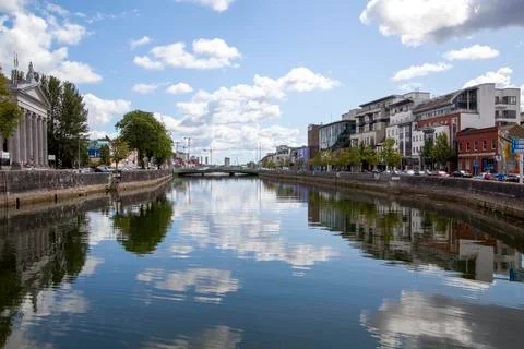 River Lee in Cork Stock Photos
