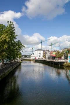River Lee in Cork Stock Photos