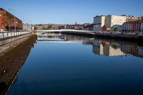 River Lee in Cork Stock Photos