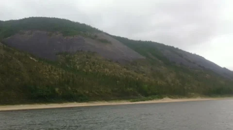 River Lena. View from Boat 動画素材 59530343