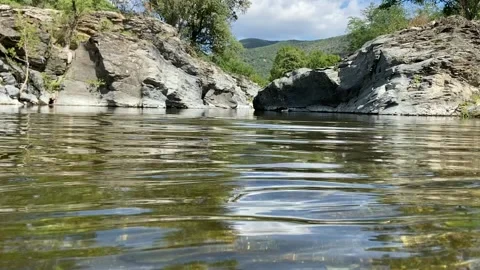 River in Les Cévennes 動画素材 345361219