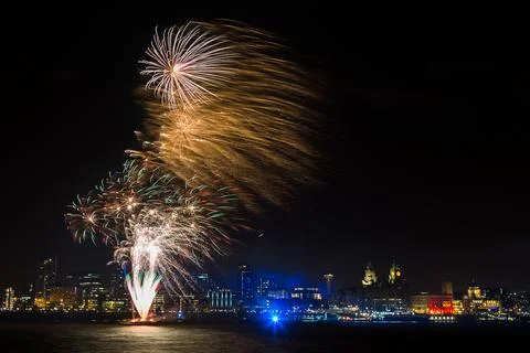 River of Light finale Stock Photos
