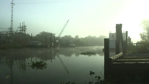 River in Louisianna Stock Footage 144840750