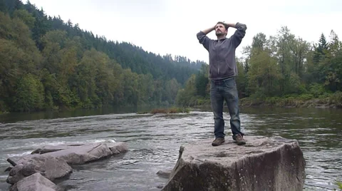 River Man Stock Footage 31242656