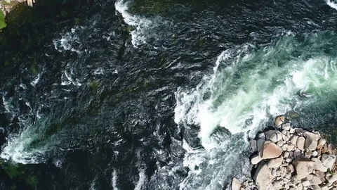 RIVER WITH MANY FOAM IN BRAZIL Stock Footage 101468797