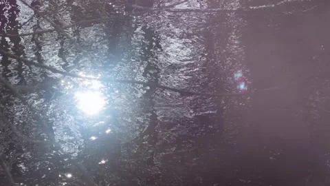 A river of melted snow in spring Stock Footage 346034880