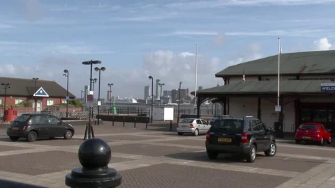 RIver Mersey Ferry Terminal Stock Footage 79815745