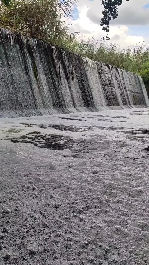 A river in the middle of a beautiful canyon Stock Footage 250650938