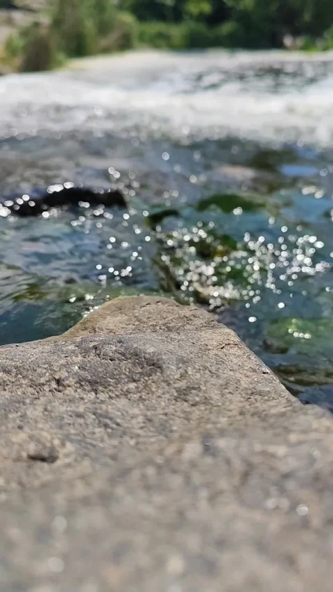 A river in the middle of a beautiful canyon Stock Footage 250651016
