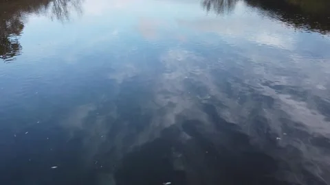 River - mirror. Stone. Stock Footage 143220583
