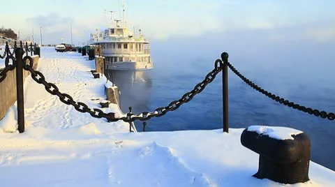 River, mist, 004 Stock Footage 10765981