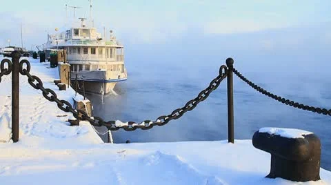 River, mist, 005 스톡 동영상 10766025